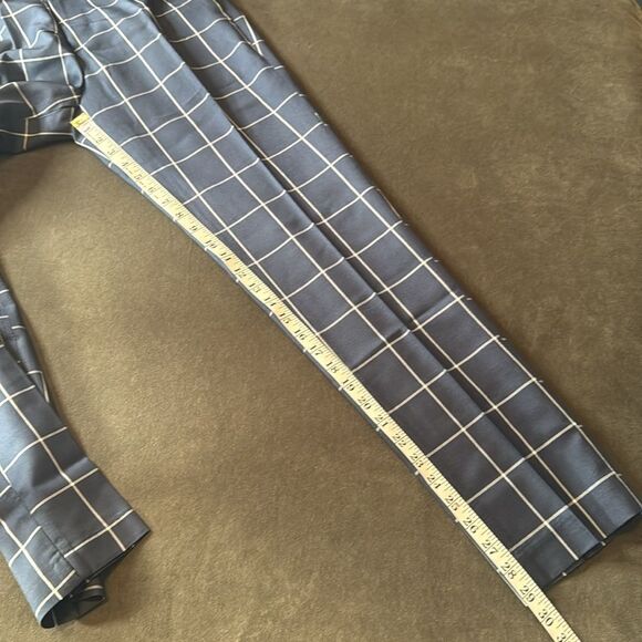 Men’s Blue Check Plaid 3 Piece Suit One Button Peak Lapel 30 Jacket 29 Pants NEW - Picture 12 of 16